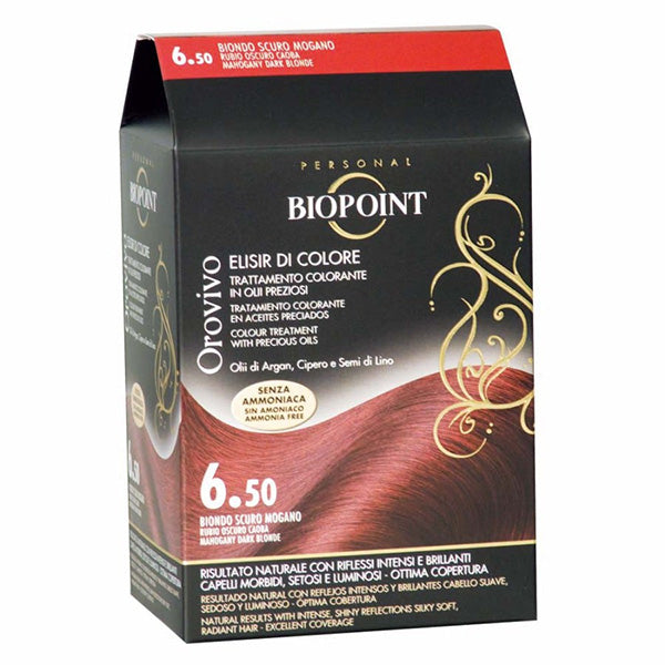 BIOPOINT OROVIVO ELISIRCOLORE BIONDO SCURO MOGANO 6.50 - Tre Pi Profumerie