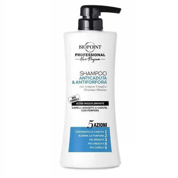 BIOPOINT PROFESSIONAL ANTICADUTA & ANTIFORFORA SHAMPOO 400 ML - Tre Pi Profumerie