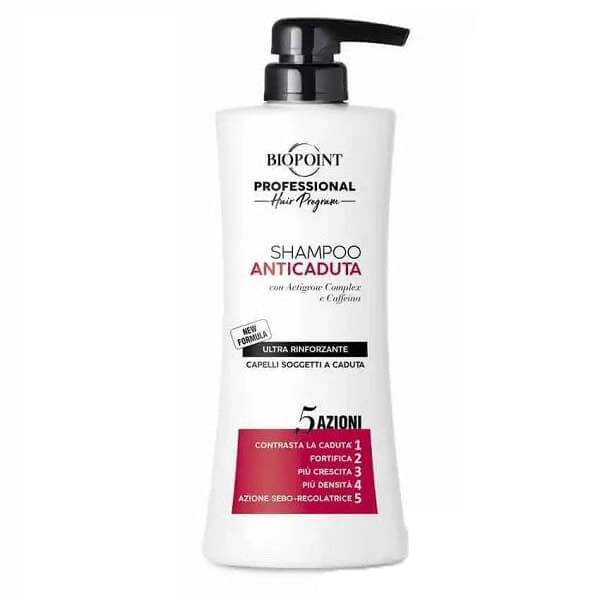 BIOPOINT PROFESSIONAL ANTICADUTA SHAMPOO 5 AZIONI 400 ML - Tre Pi Profumerie