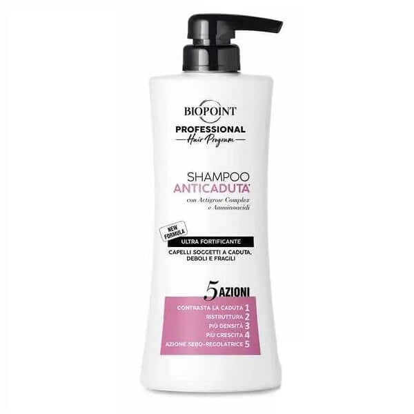 BIOPOINT PROFESSIONAL ANTICADUTA SHAMPOO DONNA 5 AZIONI 400 ML - Tre Pi Profumerie