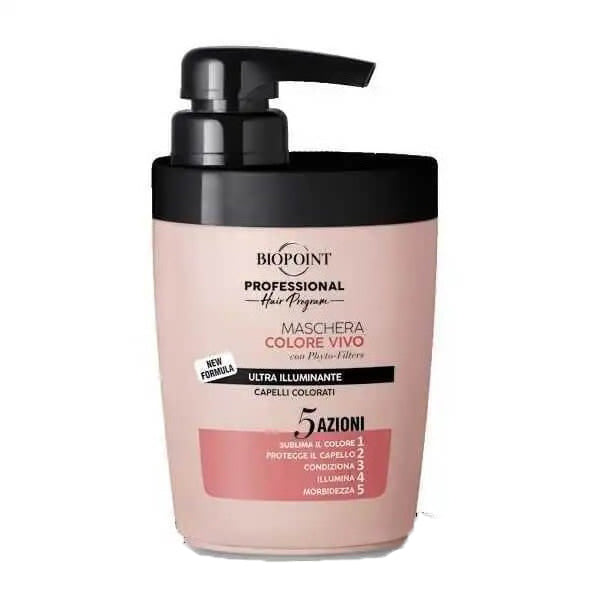BIOPOINT PROFESSIONAL COLORE VIVO MASCHERA COLORATI 300 ML - Tre Pi Profumerie