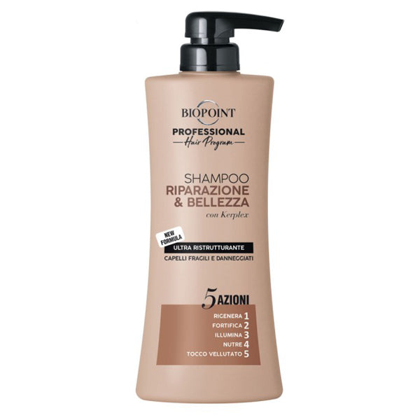 BIOPOINT PROFESSIONAL RIPARAZIONE E BELLEZZA SHAMPOO 400 ML - Tre Pi Profumerie
