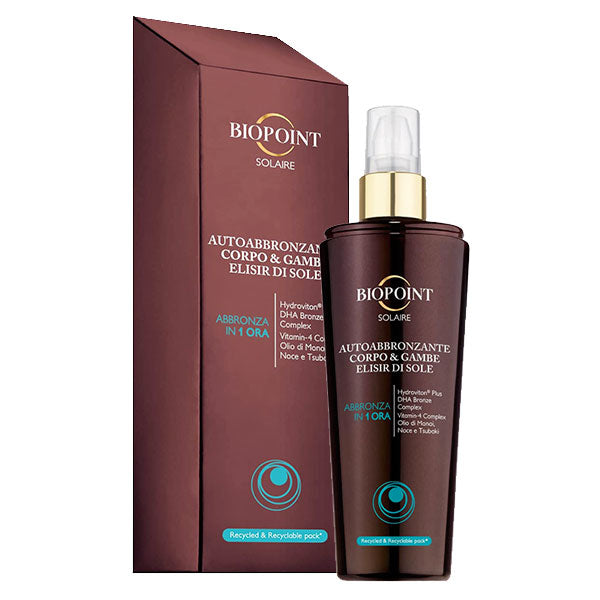 BIOPOINT SOLAIRE AUTOABBRONZANTE CORPO&GAMBE ELISIR SOLE 150 ML - Tre Pi Profumerie