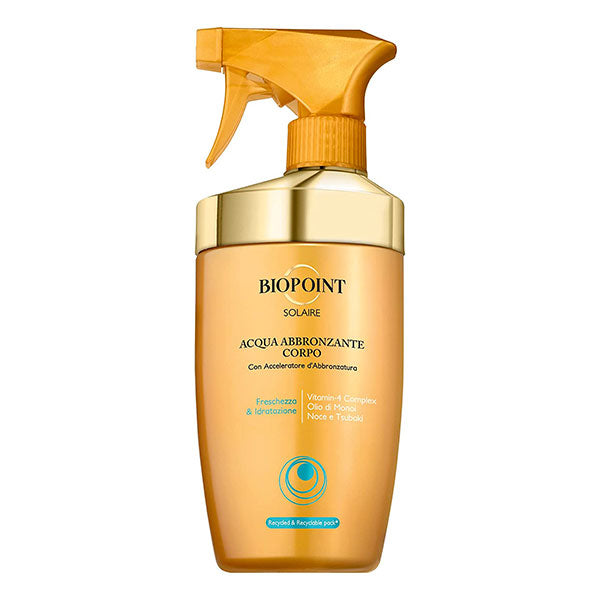 BIOPOINT SOLAIRE ACQUA SOLARE CORPO ABBRONZANTE 400 ML - Tre Pi Profumerie