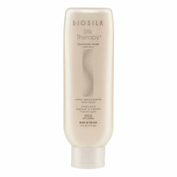 BIOSILK CREME CAPELLI THICKENING LIGHT HOLD 177 ML - Tre Pi Profumerie