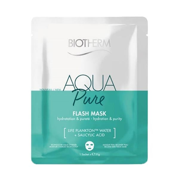 BIOTHERM AQUA MASCHERA VISO FLASH PURE 31GR - Tre Pi Profumerie