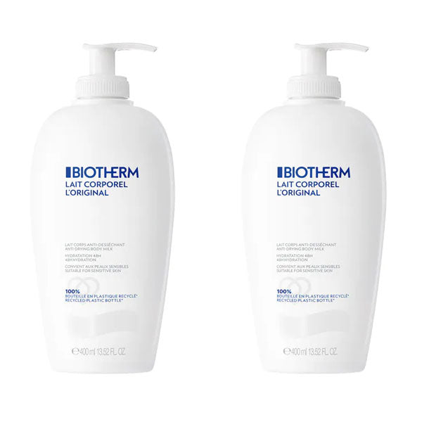 BIOTHERM LAIT CORPOREL 2X 400 ML - Tre Pi Profumerie