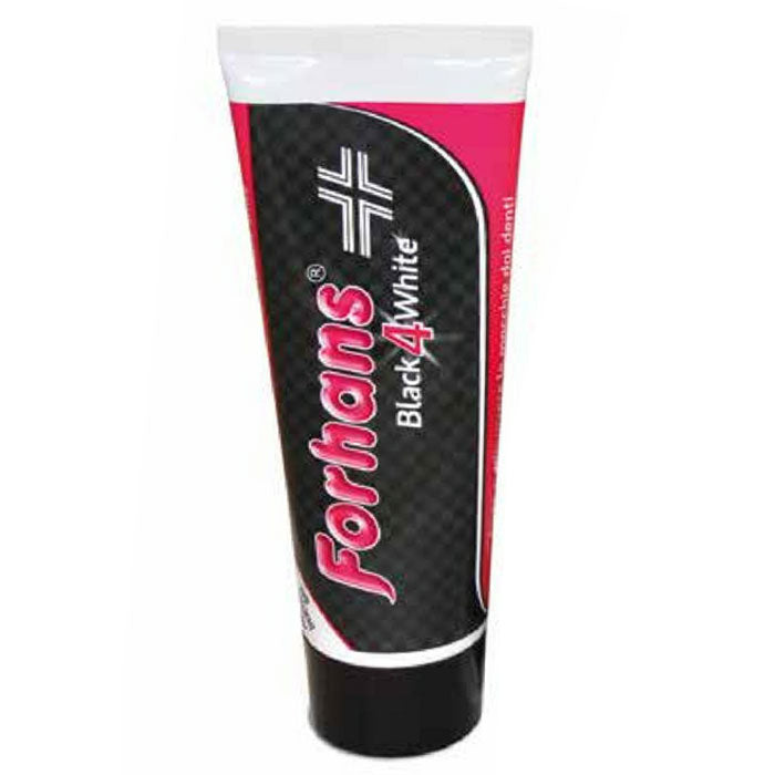 FORHANS DENTIFRICIO BLACK 4 WHITE 75 ML - Tre Pi Profumerie
