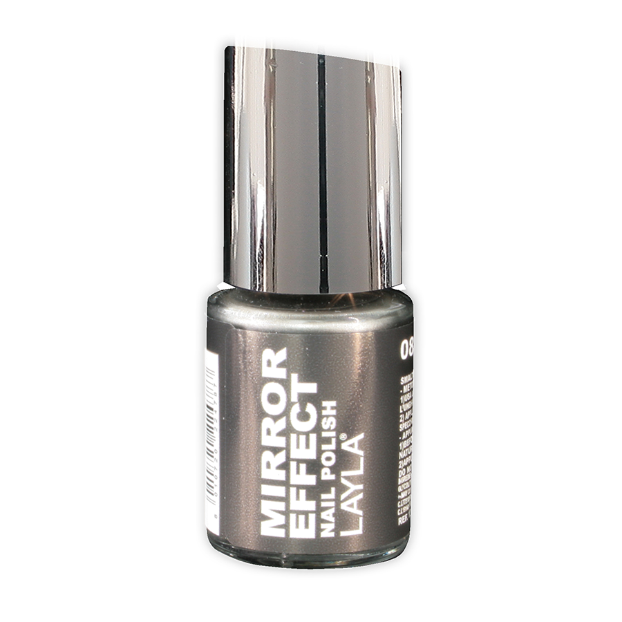 LAYLA SMALTO MIRROR EFFECT BLACK AS EBONY 08 - Tre Pi Profumerie