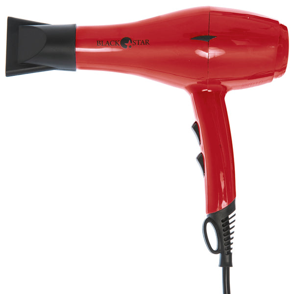 BLACKSTAR ASCIUGACAPELLI TURBO PIUMA ROSSO 1700 WATT - Tre Pi Profumerie