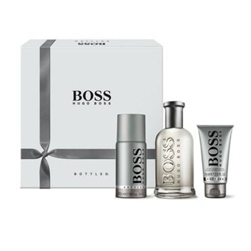 BOSS COFANETTO BOTTLED EDT 200 + BALSAMO DOPOBARBA 75 + DEO 150 - Tre Pi Profumerie