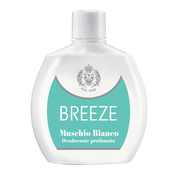 BREEZE DEODORANTE SQUEEZE MUSCHIO BIANCO 100 ML - Tre Pi Profumerie