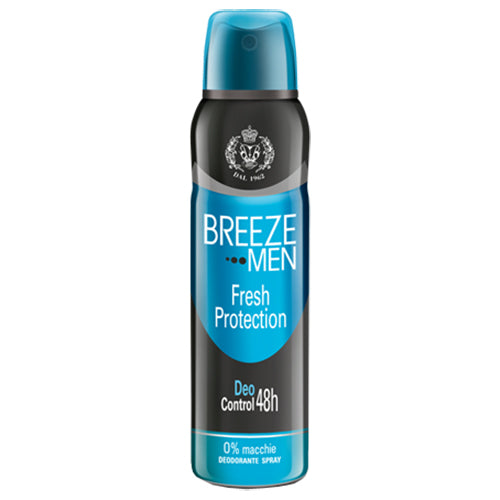 BREEZE MEN DEODORANTE SPRAY FRESH PROTECTION 150 ML - Tre Pi Profumerie