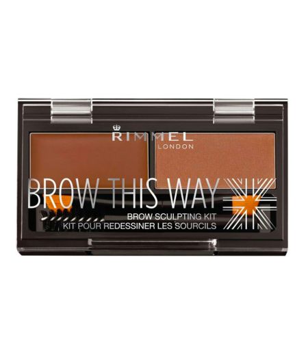 RIMMEL BROW THIS WAY KIT SOPRACCIGLIA MID BROWN 002 - Tre Pi Profumerie