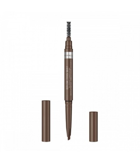 RIMMEL BROW THIS WAY MATITA SOPRACCIGLIA MEDIUM BROWN 02 - Tre Pi Profumerie