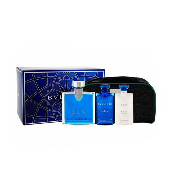 BULGARI BLU HOMME COFANETTO EDT 100 + BALS DOPOB 75 + SHOWER 75 - Tre Pi Profumerie