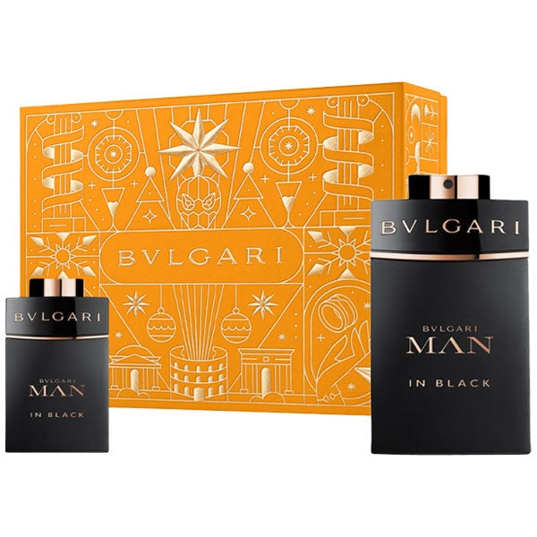 BULGARI MAN IN BLACK COFANETTO EDP 100 ML + EDP 15 ML - Tre Pi Profumerie