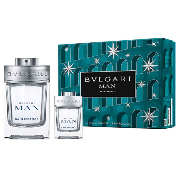 BULGARI MAN RAIN ESSENCE COFANETTO 100 ML + 15 ML - Tre Pi Profumerie