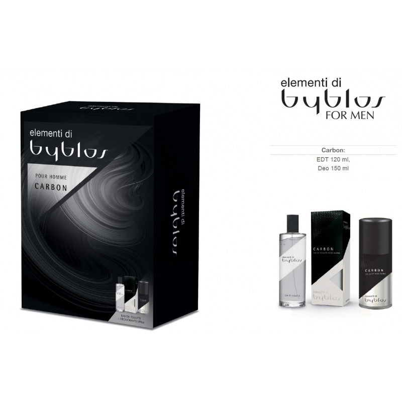 BYBLOS CARBON GIFT BOX EDT120+DEO150
