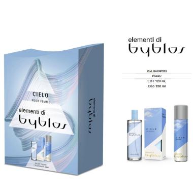BYBLOS CIELO GIFT BOX EDT120+DEO150ML