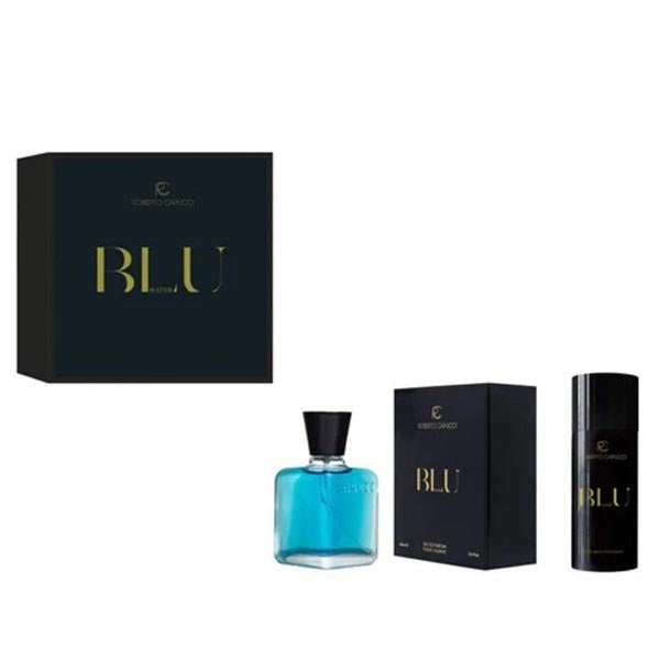 CAPUCCI BLU INTENSO COFANETTO EDT 100 ML + DEODORANTE - Tre Pi Profumerie