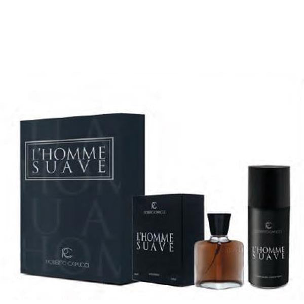 CAPUCCI L'HOMME SUAVE DOPOBARBA - DEODORANTE - Tre Pi Profumerie
