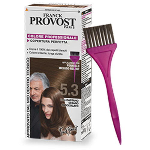 FRANCK PROVOST COLORAZIONE PERMANENTE CASTANO CHIARO CIOCC 5.3 - Tre Pi Profumerie