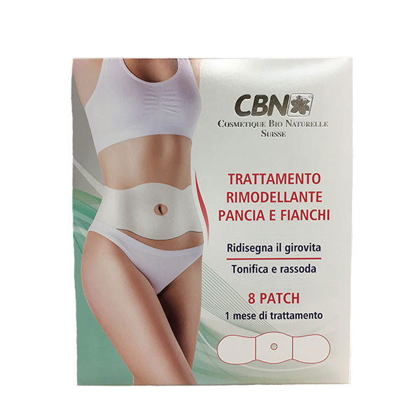 CBN TRATTAMENTO ROMODELLANTE PANCIA E FIANCHI 8 PATCH - Tre Pi Profumerie