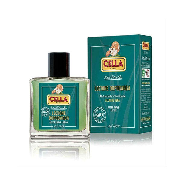 CELLA MILANO LOZIONE DOPOBARBA ALL'ALOE VERA BIO 100 ML - Tre Pi Profumerie