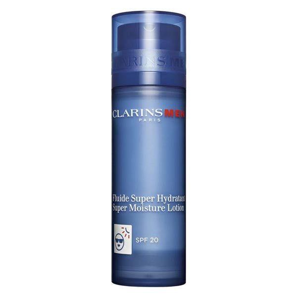 CLARINS MEN FLUIDO SUPER HYDRATANT SPF20 50 ML - Tre Pi Profumerie