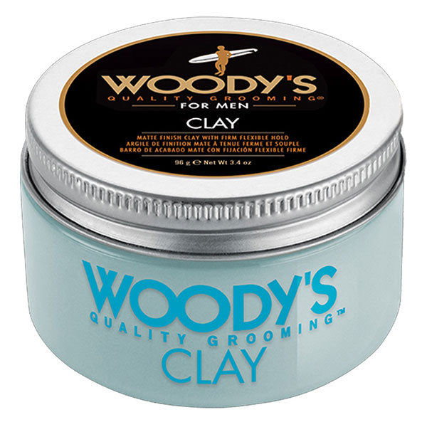 WOODY'S FOR MEN CLAY PASTA CAPELLI OPACA 96 G - Tre Pi Profumerie