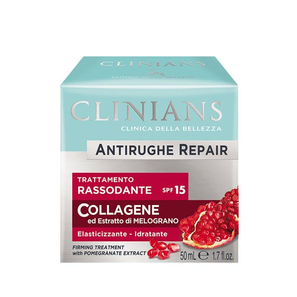 CLINIANS CREMA ATTIVA ANTIRUGHE RASSODANTE MELOGRANO 50 ML - Tre Pi Profumerie