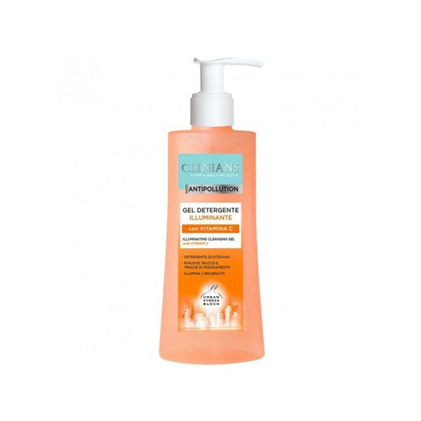 CLINIANS ANTIPOLLUTION GEL DETERGENTE ILLUMINANTE VITA C 150 ML - Tre Pi Profumerie