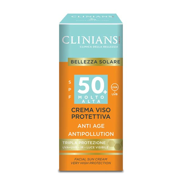 CLINIANS SOLARE CREMA VISO ANTI-AGE SPF50+ 50 ML - Tre Pi Profumerie