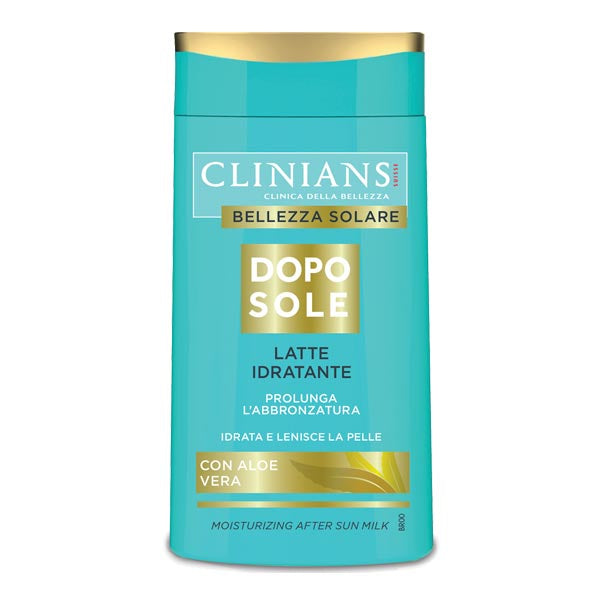 CLINIANS SOLARE LATTE DOPOSOLE IDRATANTE 200 ML - Tre Pi Profumerie