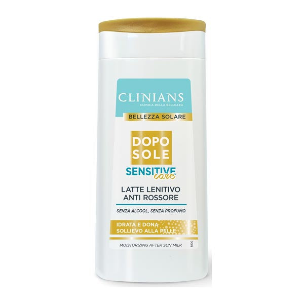 CLINIANS SOLARE LATTE DOPOSOLE SENSIBILE LENITIVO 200 ML - Tre Pi Profumerie