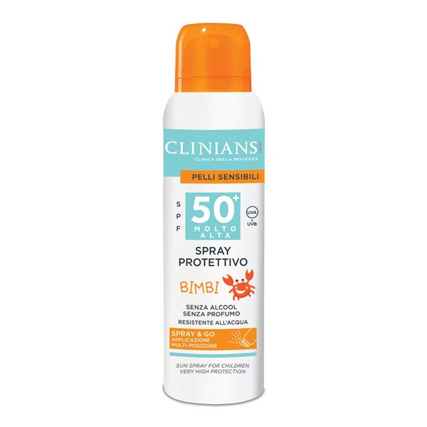 CLINIANS SOLARE SPRAY PROTETTIVO BIMBI SF50+ 150 ML - Tre Pi Profumerie