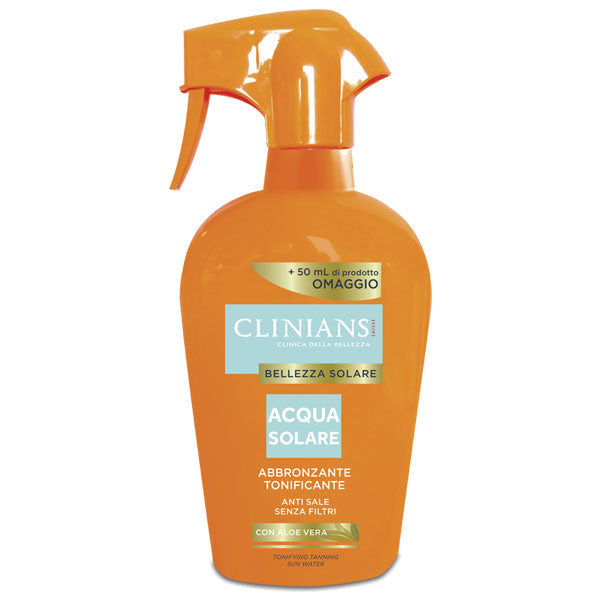 CLINIANS SUN ACQUA SOLARE ABBRONZANTE TONIC 450 ML - Tre Pi Profumerie