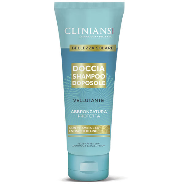 CLINIANS SUN DOCCIA SHAMPOO VELLUTANTE DOPOSOLE 250 ML - Tre Pi Profumerie