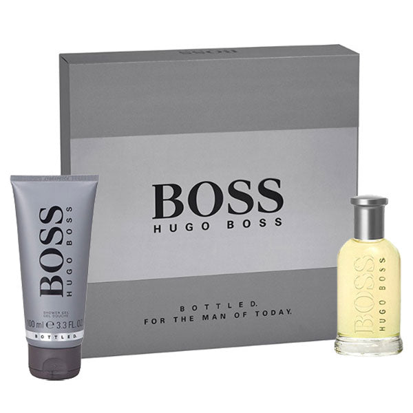 HUGO BOSS BOTTLED EDT 50 ML + SHOWER GEL 100 ML - Tre Pi Profumerie