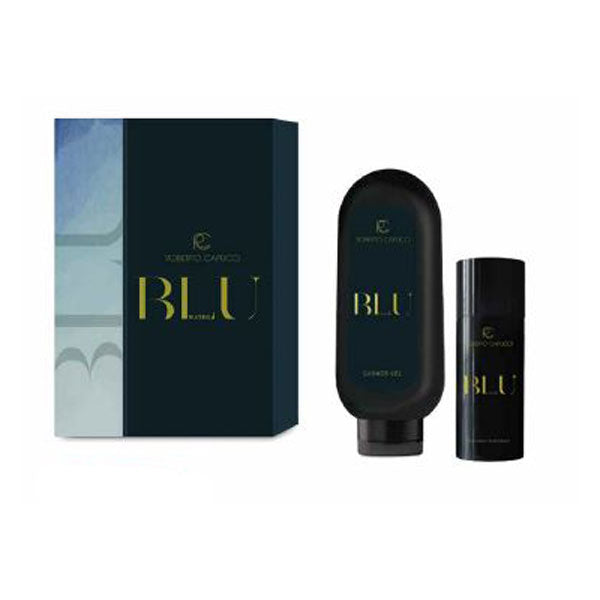 CAPUCCI BLU WATER COFANETTO SHOWER 400 ML + DEODORANTE 150 ML - Tre Pi Profumerie