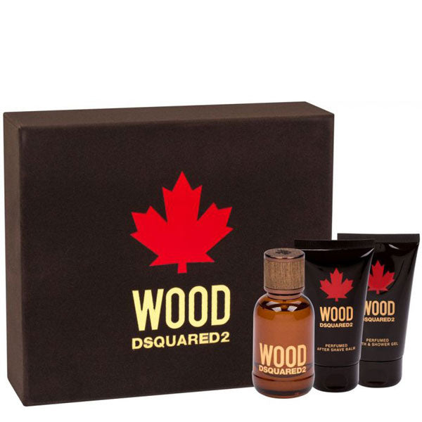 DSQUARED2 WOOD POUR HOMME COFANETTO EDT 50 + SHOW 50 + DOPOBARBA - Tre Pi Profumerie