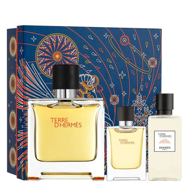 HERMES TERRE D'HERMES COFANETTO EDP 75 + EDP 12.5 + DOPOBARBA 40 - Tre Pi Profumerie
