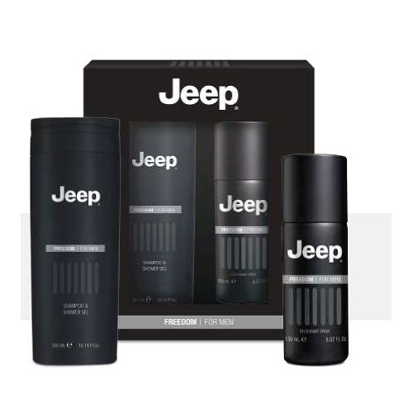 JEEP FREEDOM FOR MEN COFANETTO SHOWER GEL 300 ML + DEO 150 ML - Tre Pi Profumerie