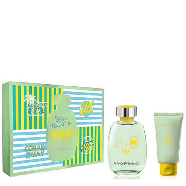 MANDARINA DUCK MIAMI MAN COFANETTO EDT 100 + SHOWER 100 ML - Tre Pi Profumerie