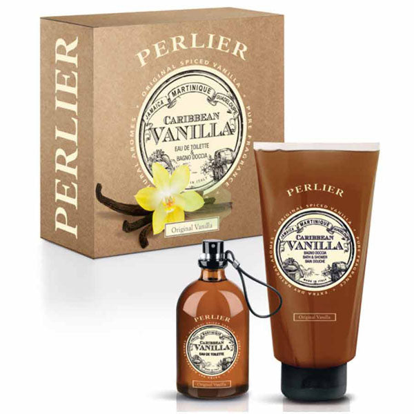 PERLIER COFANETTO VANILLA EDT 100 ML + BAGNO DOCCIA 250 ML - Tre Pi Profumerie