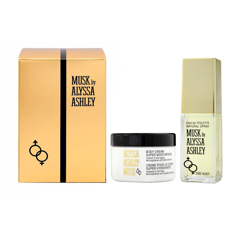 ALYSSA ASHLEY MUSK COFANETTO EDT 100 ML + BODY LOTION 250 ML - Tre Pi Profumerie