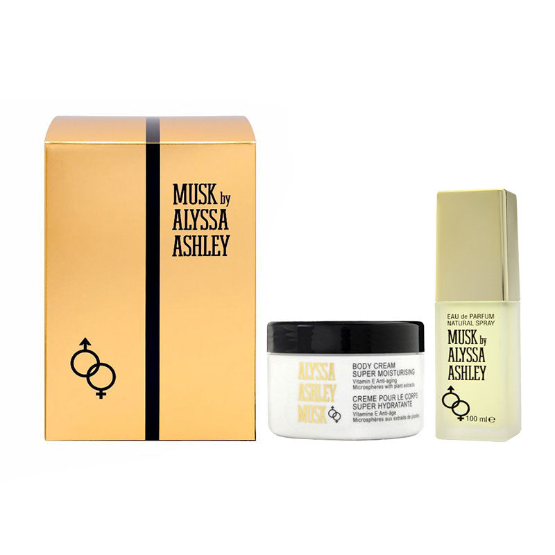 ALYSSA ASHLEY MUSK COFANETTO EDP 100 ML + BODY LOTION 250 ML - Tre Pi Profumerie