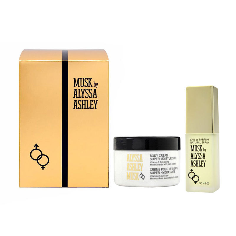 ALYSSA ASHLEY MUSK COFANETTO EDP 50 ML + BODY LOTION 250 ML - Tre Pi Profumerie