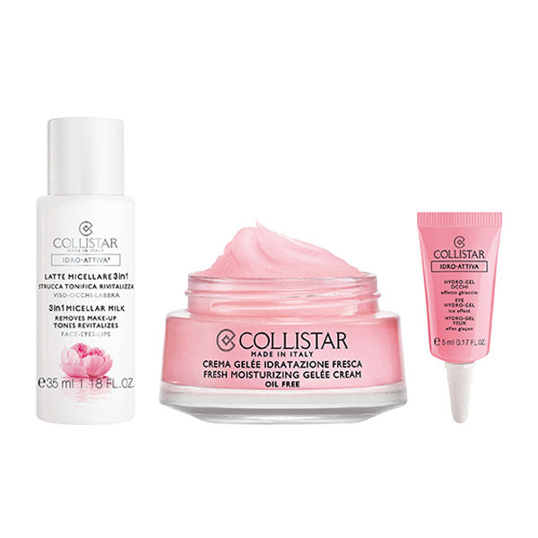 COLLISTAR COFANETTO LATTE MICELLARE 35+ CREMA GELE 30 + HYDRO 5 - Tre Pi Profumerie